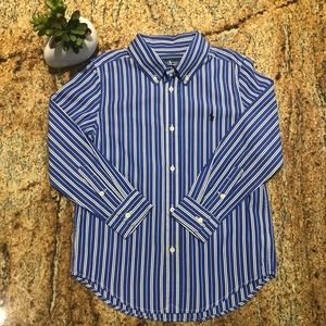 Ralph Lauren - boys stripped dress shirt size 6